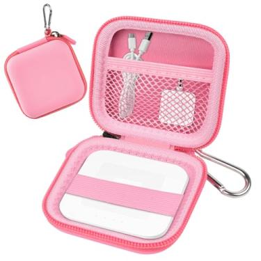 Imagem de Capa para leitor de cartão de chip, suporte rígido para bolsa de transporte compatível com A-SKU-0485 sem contato e leitor de chip com cabo de carregamento USB para cartões com chip EMV/Apple