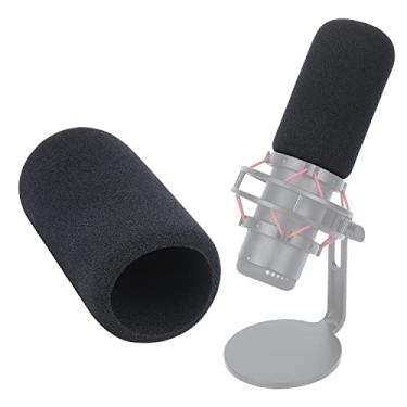 Imagem de Para filtro Pop QuadCast HypherX - Para-brisas compatível com HyperX QuadCast reduz ruídos de microfone, capa de espuma de microfone melhor qualidade de som