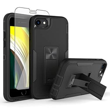 Imagem de Asuwish Capa de telefone para iPhone 6/6s/7/8/SE 2020 com capa protetora de tela e suporte, acessórios robustos para celular i Phone7case Phone8case Six Seven 6a i6 i7 i8 7s 8s SE2020 SE2 2 Mulheres