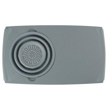 Imagem de Dexas Tábua de corte de linho de fibra de poliéster sobre a pia com coador dobrável, 29,2 x 50,8 cm, azul fumê