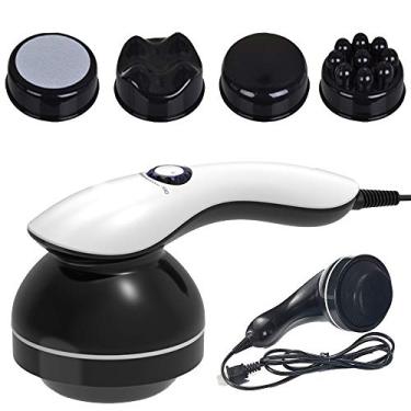 Imagem de Massageador portátil para celulite, máquina de esculpir o corpo, massageador de corpo inteiro, massageador de pés elétrico, modelador corporal para mulheres, removedor de celulite com 4 varinhas de