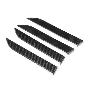 Imagem de Tampa Maçaneta Porta de Fibra de Carbono Guarnição Moldura do Carro Modelo X 14-19