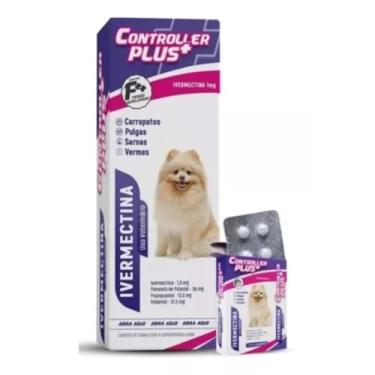 Imagem de Controller Plus - Remédio Anti Pulgas, Carrapatos, Vermes E Sarnas 48 Comp 5kg