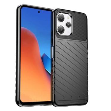 Imagem de Capas para Xiaomi POCO M6 Pro.Caso básico,Botão de pressão flexível / 360 ° Proteção completa,Sensação arenácea