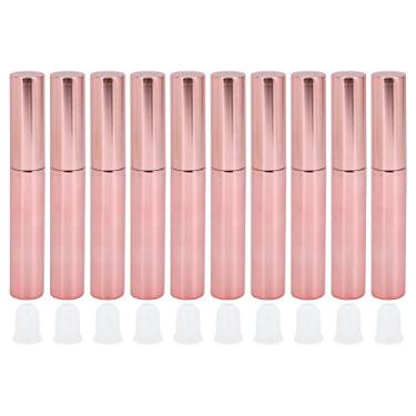 Imagem de OKJHFD 10 Pcs DIY Tubos De Cola De Cílios Líquido Vazio 10 Ml Delineador Rímel Recipiente Garrafa Com Inserção De Borracha Para Viajar Viagem Acampamento