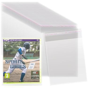 Imagem de Feifeiya 100 peças de protetores transparentes de videogame resseláveis compatíveis com Steelbook Box, 6,1 x 6,97 polegadas, compatível com PS3 PS4 PS5 Arrow coleção de critérios de vídeo