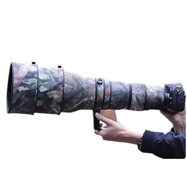 Imagem de CHASING BIRDS Capa protetora de lente impermeável camuflada para Nikon AF-S 600 mm F4 G ED VR capa protetora de lente à prova de chuva (camuflagem de pinheiro, com TC 2.0X (TC-20E II))