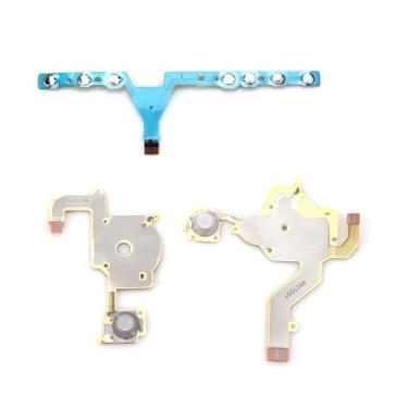 Imagem de DAGIJIRD 1 Set Left Right Button Key Flex Cable Repair Part Direction Cross Button Left Key Volume Right Keypad Flex Cable for Sony for PSP 3000