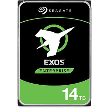 Imagem de Seagate Disco rígido empresarial Exos X16 14 TB 7200 RPM SATA 6 Gb/s cache de 256 MB 3,5 polegadas para centro de dados interno HDD (ST14000NM001G)