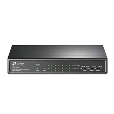 Imagem de TP-Link SWITCH 9 PORTAS FAST 10/100 (8 PORTAS POE+) TL-SF1009P