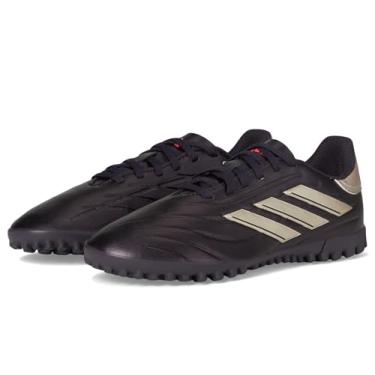 Imagem de adidas Tênis infantil unissex Copa Pure 2 Club Turf, Aurora Preto/Platin Metallic/Turbo, 5.5 Big Kid