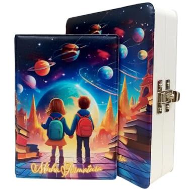 Imagem de Álbum Maleta Minha Formatura Infantil 100 Fotos 10x15 Galaxia