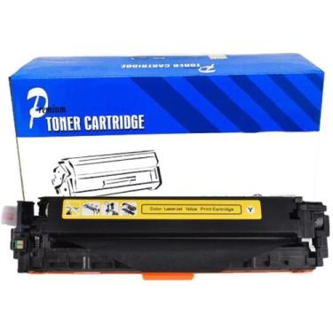 Imagem de Cartucho de Toner 412a Cf412a Y Compatível para M452DW M452DN M477FDW 