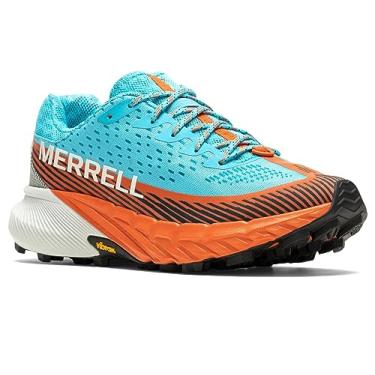 Imagem de Merrell Tênis de corrida masculino Agility Peak 5 Trail Runners, Atol/nuvem, 35