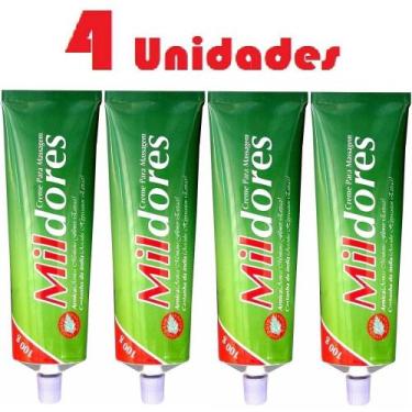 Imagem de Kit com 4 Pomada Massageadora Mil Dores 100g - Pierry Wermon