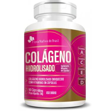 Imagem de COLAGENO HIDROLISADO com Vitaminas 400mg - 90 Cápsulas - Suplemento Nu
