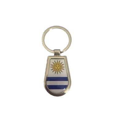 Imagem de Chaveiro Da Bandeira Do Uruguai - Mundo Das Bandeiras