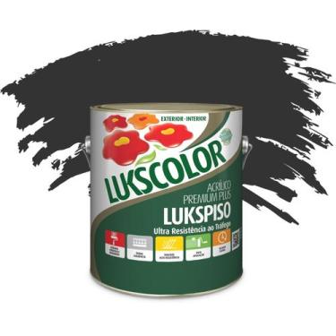 Imagem de Tinta Piso Lukspiso Galão 3,6 Litros Diversas Cores - Lukscolor, CINZA