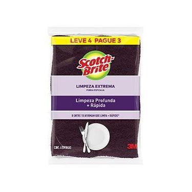 Imagem de Esponja 3m scotch brite extrema l4p3