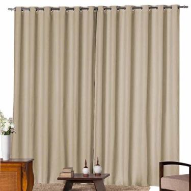Imagem de Cortina Blackout Em Tecido Avelã 3 Metros Corta Luz 100% - Paulo Cesar
