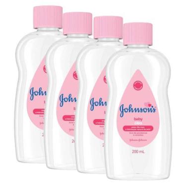 Imagem de Kit 4 Óleos Johnson's Puro 200mL - Johnson's Baby