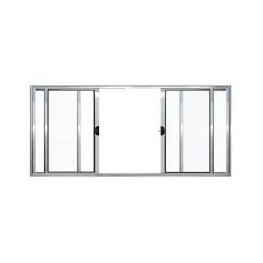 Imagem de vitro 4 folha 100x200 S/Grade Brilhante Linha Modular - Jr esquadrias 