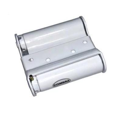 Imagem de 10 Dobradiça. Vai E Vem 3 Pole Aço - Branca Coimbra Oferta!! - comerci