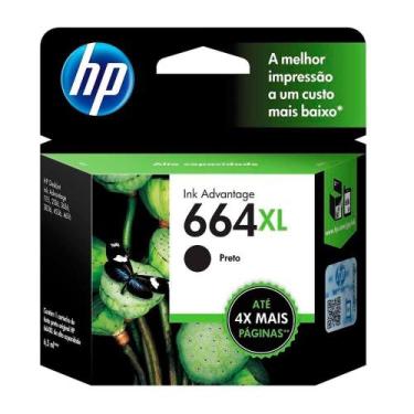 Imagem de Cartucho Original HP 664XL F6V31AB Preto