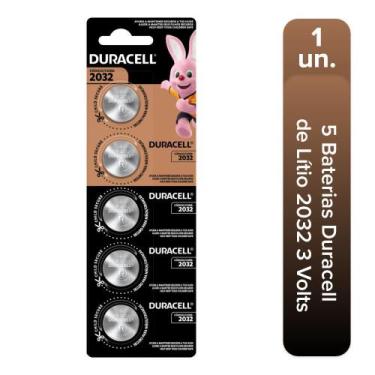 Imagem de 5 Baterias de Lítio 2032 Duracell 3 Volts