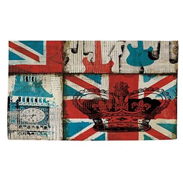 Imagem de Manual Woodworker Tapete de banho Dobby s & Weavers, 2 por 3 metros, ícones de invasão britânica