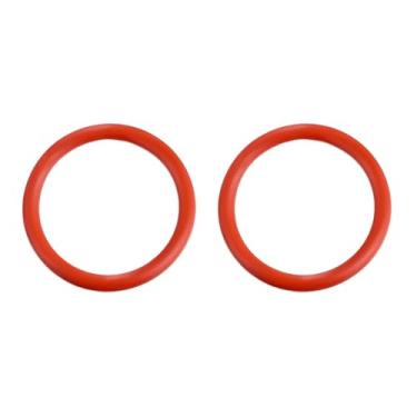 Imagem de 2 peças compatíveis com o selo de pistão da máquina de café expresso Krups Nº MS0698568 Anel de silicone da junta da peça de manutenção