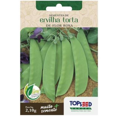 Imagem de Sementes de Ervilha Torta de Flor Roxa TOPSEED