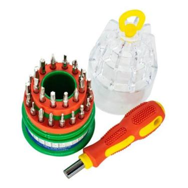 Imagem de Kit Chaves De Precisão 31 Em 1 Fenda Torx Philips Allen Y - Luatk