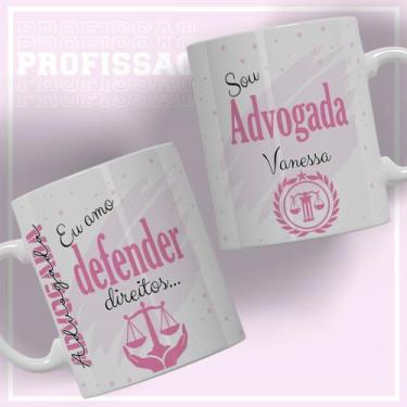 Imagem de Caneca Personalizada  Profissões - Advogada Com seu Nome - Jlssublimaç