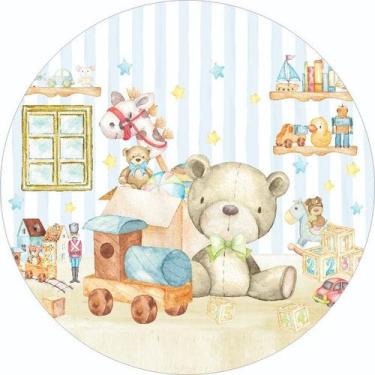 Imagem de Painel Festa Redondo C/ Elástico 1,50m Brinquedos - Fadrix