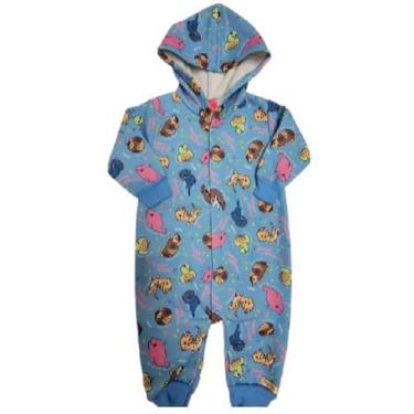 Imagem de Macacão em Moletom Sublimado Bebê Unissex Kely Kety - Kely & Kety, M, 