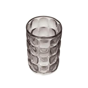 Imagem de Copo Bubble em acrilico 410ml D8,6xA12 cor fume - L Hermitage