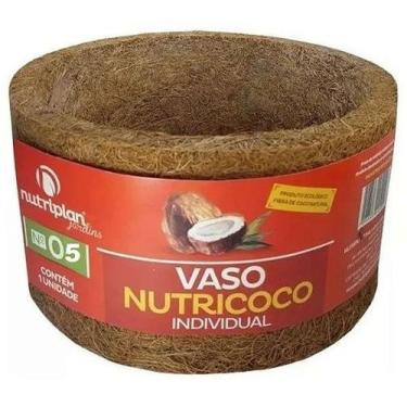 Imagem de Vaso Ecológico de Fibra de Coco Xaxim Vermelho N3 - AGROFOR