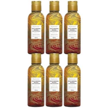 Imagem de Kit 6 Óleo de Massagem Corporal Relaxante Beijavel Vanilla - Sofistica