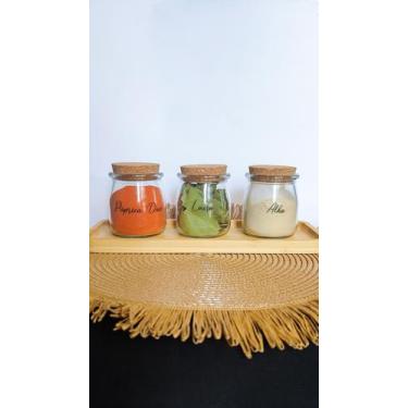 Imagem de Kit 10 Potes de Tempero 190ml + 30 Etiquetas Adesivas para Temperos - 