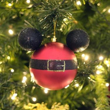 Imagem de Kit Bolas Roupa Mickey  10cm - 02 unidades Natal Disney - Cromus - Riz