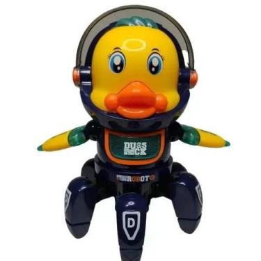 Imagem de Brinquedo Pato Espacial Robô Musical Luz Colorida Astronauta. - toy ki