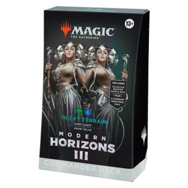Imagem de Deck de Commander Magic Modern Horizons 3 Tricky Terrain - MAGIC THE G