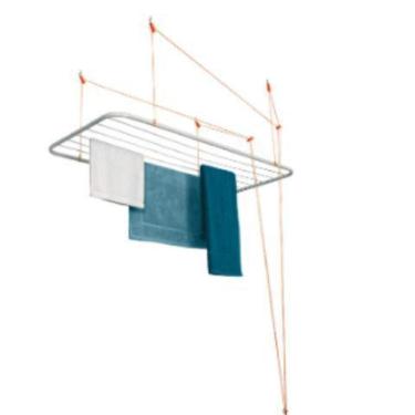 Imagem de Varal De Teto 140X56cm Branco - Maxeb 