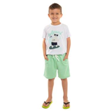 Imagem de Conjunto Urso Surfboard - VD Kids, Branco, 04
