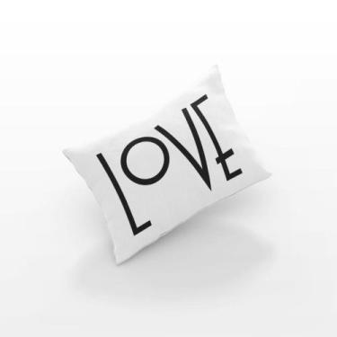 Imagem de Almofadas Baguete Cheia Decorativa Gratidão Com Frases com Zíper Enchi