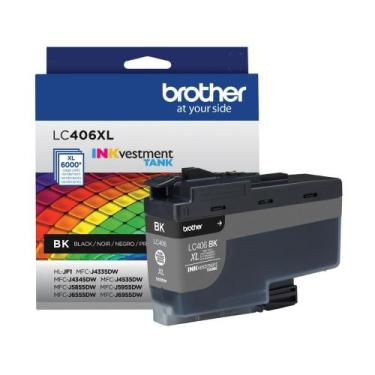 Imagem de Cartucho de Tinta Brother LC406XLBKS LC-406XLBK Preto MFCJ6955DW MFCJ5
