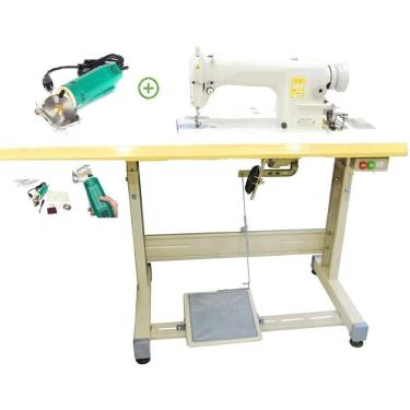 Imagem de Reta completa+motor servo+1 cortador de tecido elétrico+LED