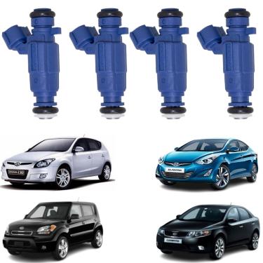 Imagem de 4 Bico Injetores Cerato Soul Elantra I30 1.6 16V 2009 a 2014