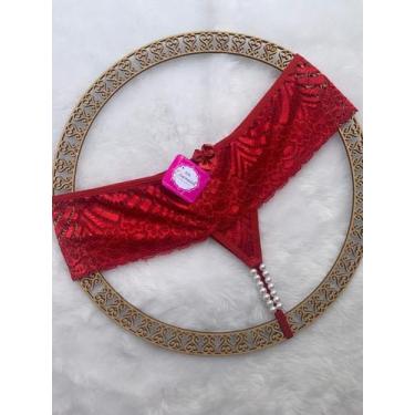 Imagem de Calcinha Tailandesa Sexy Fio com Pérolas Massageadoras Luxo - Bella Es